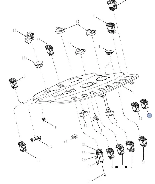 87650703 - Выключатель вентилятора